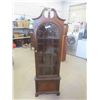 Image 1 : Walnut Corner China Cabinet 71''  x Up To 23'' x Up To 12'' 