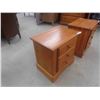 Image 2 : (2) Pine 3 Drawer Night Stands/End Tables