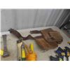 Image 8 : Quick Clamp, Tool Pouch/Belt, Scrapers, Chalkline, Wood Chisel, Leather Punch 