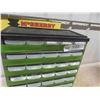 Image 2 : Organizer 19'' x 12'' x 6'' Full of Hardware: Hooks , Screws , Bolts , Pipe Clamps & More 