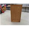 Image 3 : 2 Drawer Oak Filing Cabinet 16'' x 17'' x 28'' 