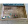 Image 3 : Vintage Toys : Stak Game , Bakelite Game Tokens, Allens Chalk Board, 