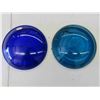 Image 3 : Vintage NCR Co Bill Weight , 2 Glass Lens for Railway Signal Blue/Purple 