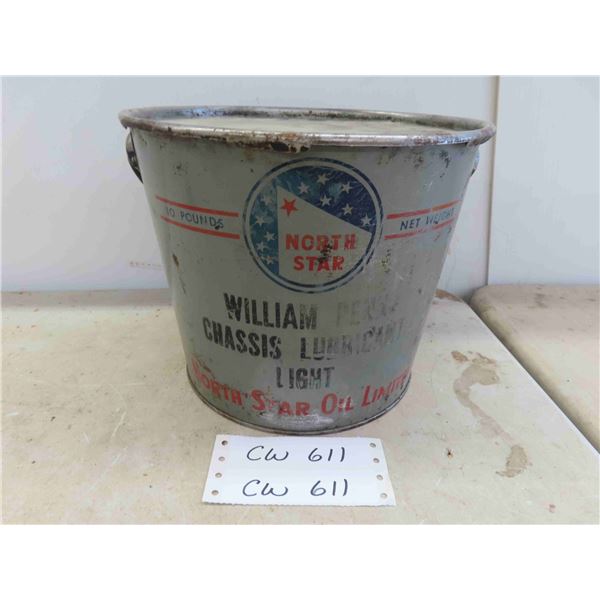 Vintage North Star Oil Limited Chassis Lubricant 10lbs Tin 