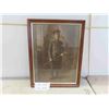 Image 1 : Framed Picture of a Soldier 13 3/4'' x 17 3/4'' 