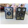Image 2 : 4 Vintage Cameras : Brownie , Warwick 