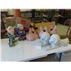 Image 1 : Garden Décor : 2 Gnomes 15'' Tall , Plastic Irons , Chicken Planters 