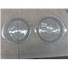 Image 2 : 2 Anchor Hocking Sapphire Blue Pie Plates , 2 Vases , Depression