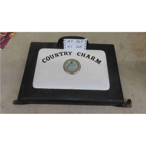 Cast Iron Country Charm Oven Door 17 3/4'' x 12 1/2'' 
