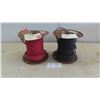 Image 1 : 2 Reels of Wire Red + Black