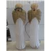 Image 2 : 2 Angel Blow Molds 34'' Tall 