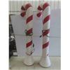 Image 2 : 2 Candy Cane Blow Molds 39'' Tall 