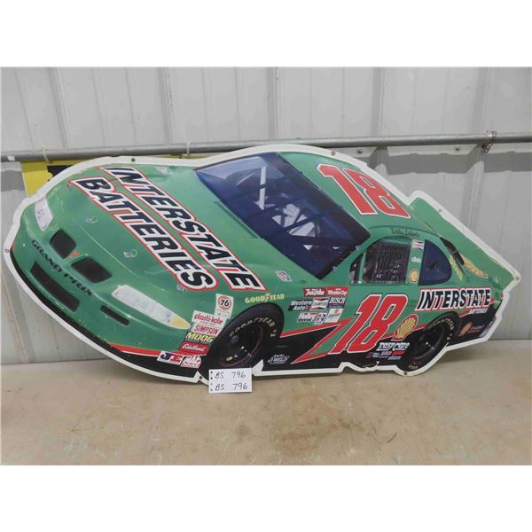 Interstate Batteries Metal Sign 45'' x 22''