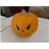 Image 2 : 3 Trick or Treat Candy Pails , Jack O Lantern Blow Mold 8 1/2'' Tall