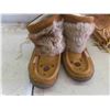 Image 8 : Mukluks , Ankle Height Boots Size 8 , 2 Pairs of Moccasins Sole Measures 9 1/4''
