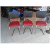 Image 1 : 3 Vintage 1950s/60s Kitchen Chairs 