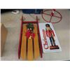 Image 8 : Christmas Decorations: 30'' Tall Light Up Mail Box , Wooden 'Happy Holidays' 