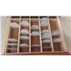 Image 8 : Wood Stacking Box 16'' x 16'' x 8'' , Wood Index Drawer 13 1/4'' x 18'' x 3 1/2''