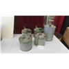 Image 1 : 5 Galvanized Gas Containers 