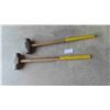 Image 1 : (2) 12lbs Sledge Hammers 