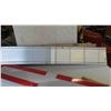 Image 2 : 6 Lengths 48'' x 8'' Aluminum Reflective Signs 