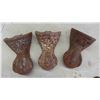 Image 2 : 6 Antique Cast Legs for Stove 