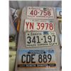 Image 2 : 14 American License Plates: 1966 and 1970 North Dakota, 