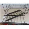Image 2 : Interstate Battery Rack with 2 Sided Metal Topper Sign - Sign Size
