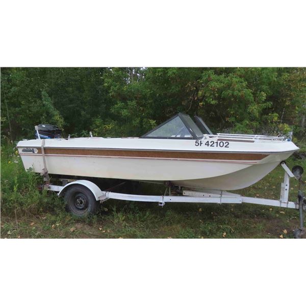 Easy Ride 14ft Tri-Haul Open Bow Fiberglass Boat with 