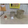 Image 1 : Medalta 2 Gallon Crock , 1 Gallon Crock , Small Jug 