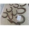 Image 3 : Horse Shoes , Sheep Shears , Sythe Blade , Pail 