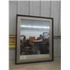 Image 1 : Framed Mirror 29 1/2'' x 35 3/4'' 