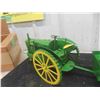 Image 4 : Antique Tin Metal Tractor and Trailer 20'' x 6'' x 6'' (Restored)