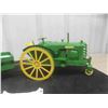 Image 8 : Antique Tin Metal Tractor and Trailer 20'' x 6'' x 6'' (Restored)