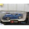 Image 2 : Bburago 1996 Dodge Viper GTS Coupe Blue Diecast Metal Scale