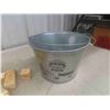 Image 2 : Toys: 38pce Wood Block Set in 2015 Grey Cup Festival Pail, 