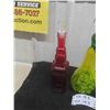 Image 2 : Art Glass Decanter and Vase