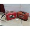 Image 1 : 2 Marine 5 Gallon Metal Gas Containers 