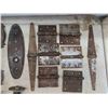 Image 2 : Vintage Cast Grate (Cracked, See Photos) , Hinges , Door Knobs &