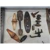 Image 3 : Vintage Cast Grate (Cracked, See Photos) , Hinges , Door Knobs &