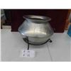 Image 1 : Pewter Spitoon with Stand 