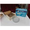 Image 1 : New Old Stock Ceiling Fan , 2 Crystal Shades 