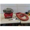 Image 1 : Porter Cable Compressor , 2 Lengths of Air Hose , Air Chuck & More 