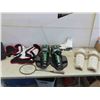 Image 1 : Figure Skates Size 9 , 2 Sets of Shin Pads , Chest Protector Size