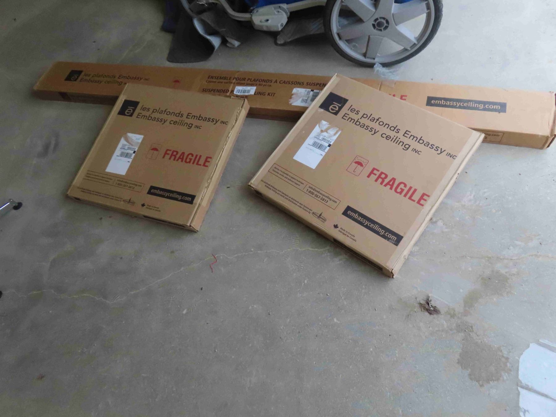 Embassy Drop Rough New Drop Embassy Ceiling : 1 Box Suspended Panel Ceiling , 2