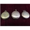 Image 8 : (6) Pocket Watches - 1 Missing Glass Face , Broken Hands , Broken 