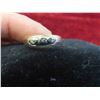 Image 2 : 10kt Gold and Diamond Ring Size 5 Total Weight 2.1 Grams 