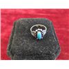 Image 2 : Sterling Silver and Turquoise Ring Size 3 Total Weight 2.1 Grams 