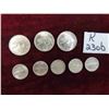 Image 1 : Canadian 1967 Centennial Coins : (3) Quarters , (5) Dimes 