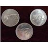 Image 3 : Canadian 1967 Centennial Coins : (3) Quarters , (5) Dimes 